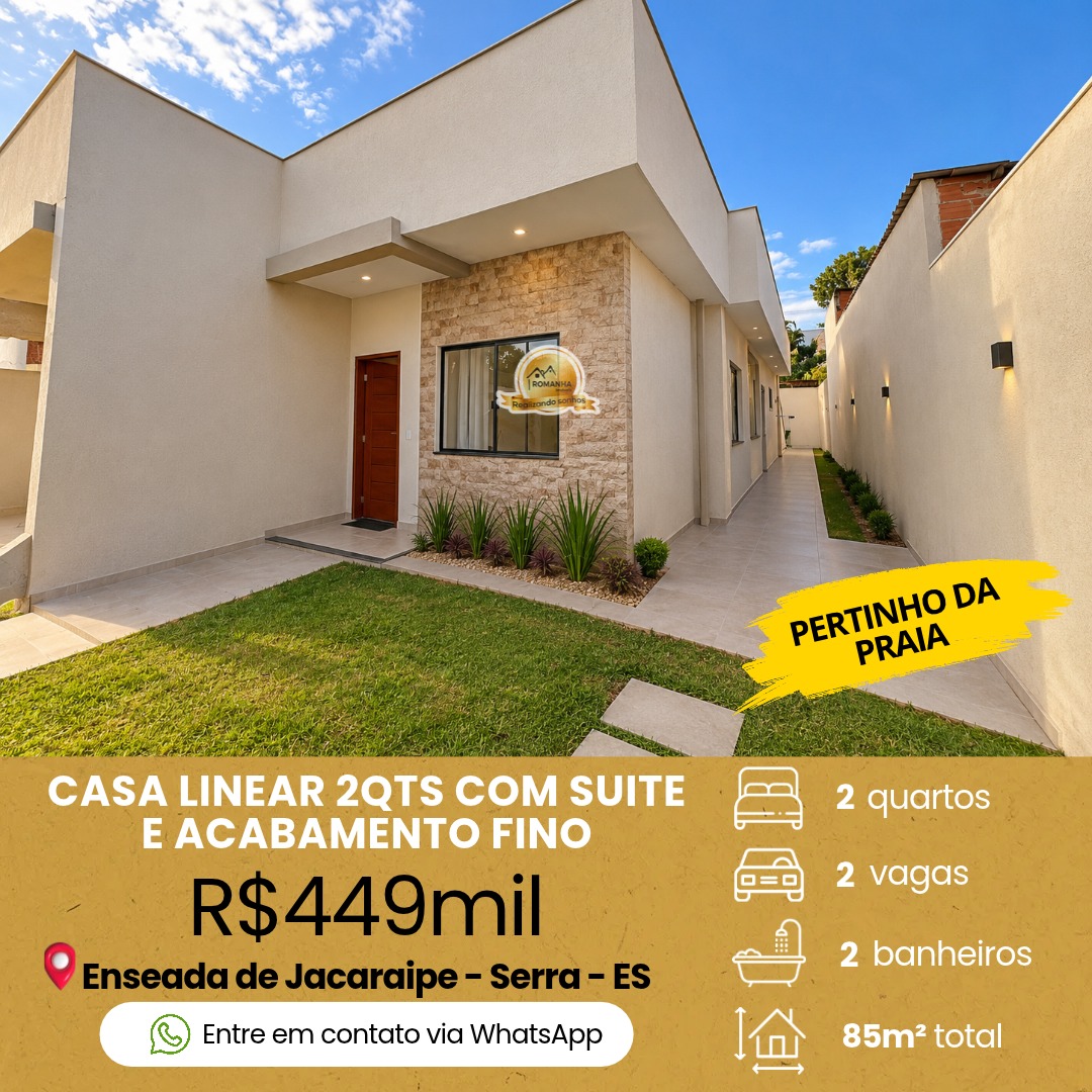 CASA 2 QUARTOS COM SUÍTE